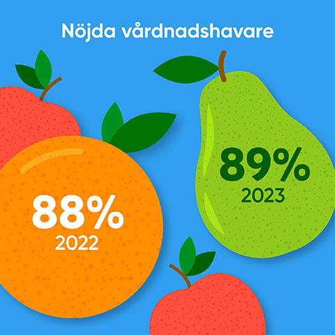resultat nöjda vårdnadshavare
