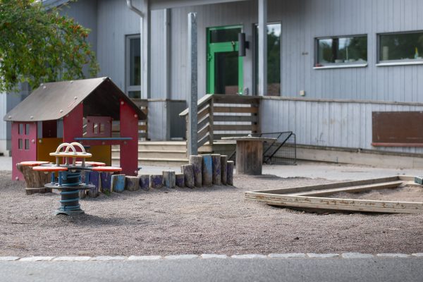 Gården på Myrängens förskola.