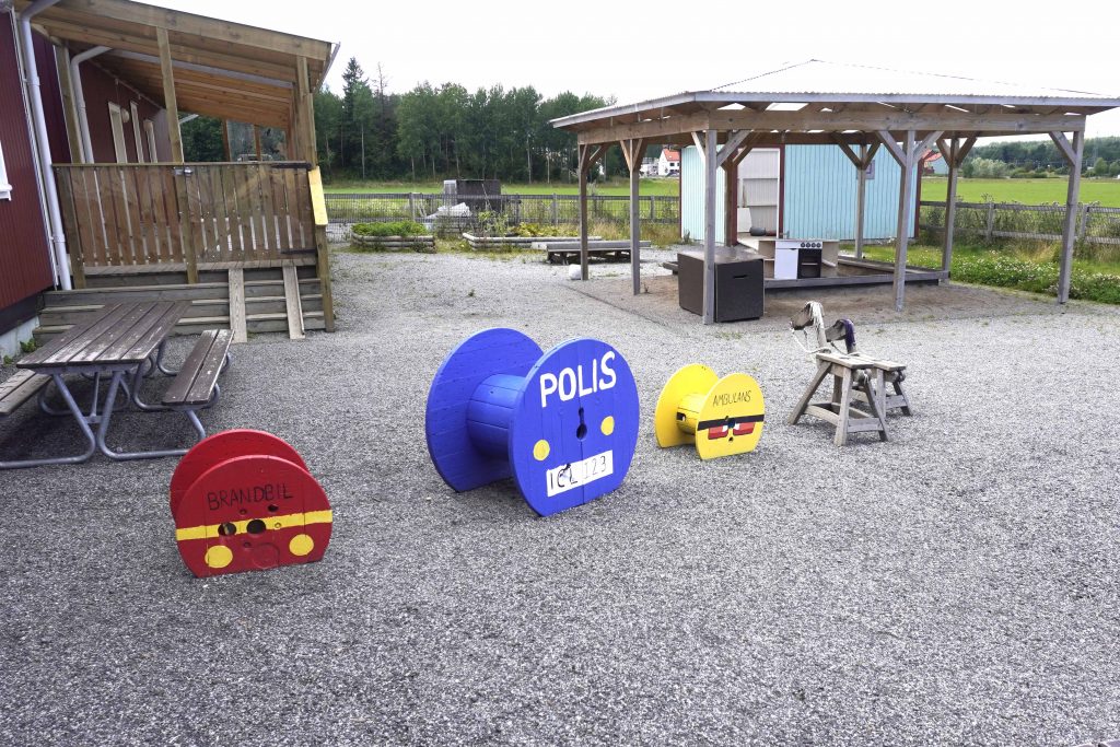 Förskolan lilla lillgårdens förskolegård