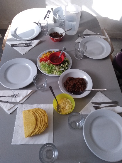 Tacos på förskolan.