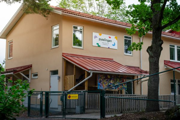 fasadbild på förskolan smältrullen.