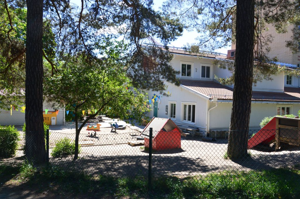 Fasaden på Trollstugans förskola.