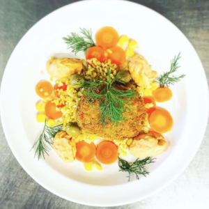 Bild på mat från förskola