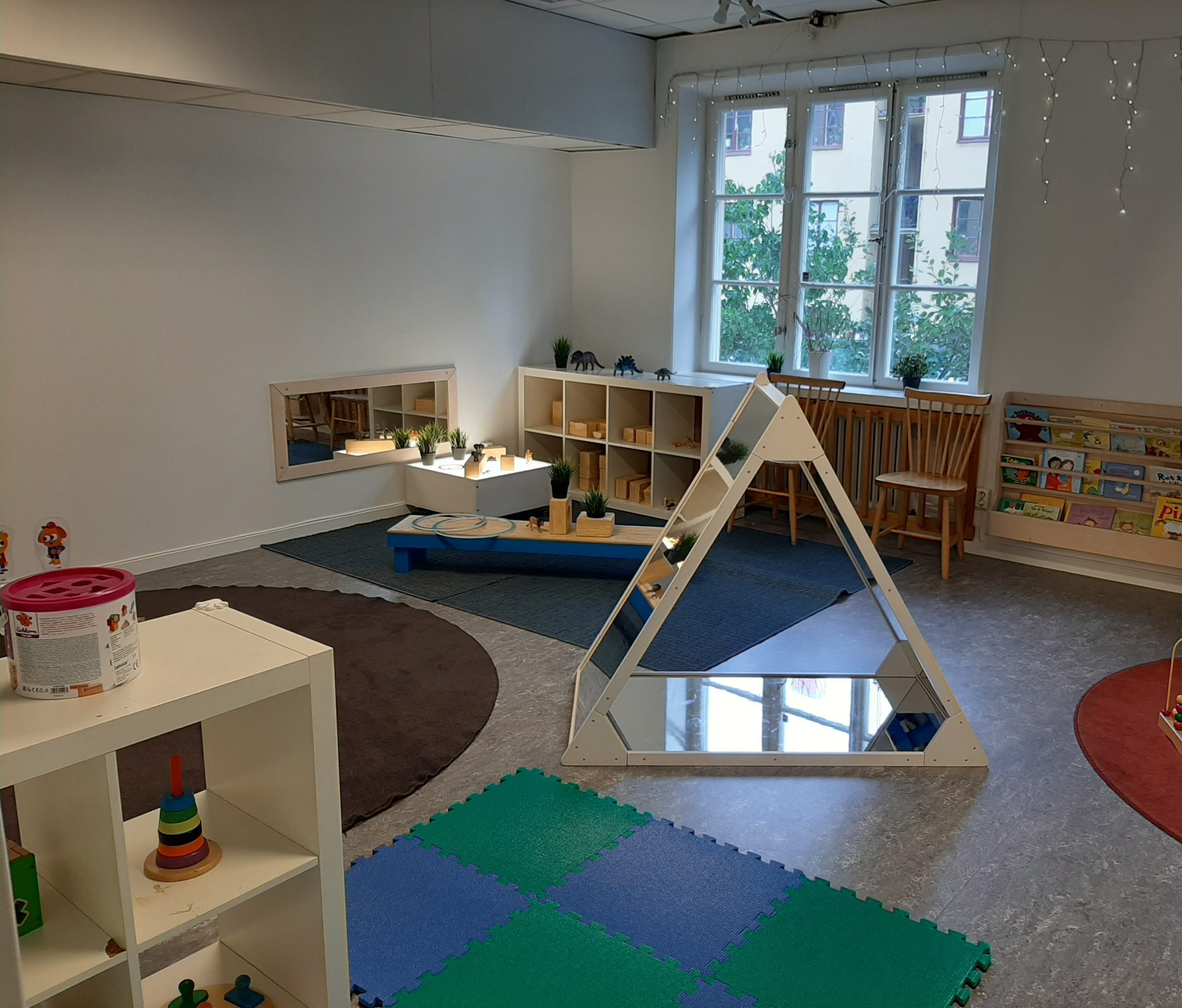 lekfull miljö på pysslingen förksola tranan