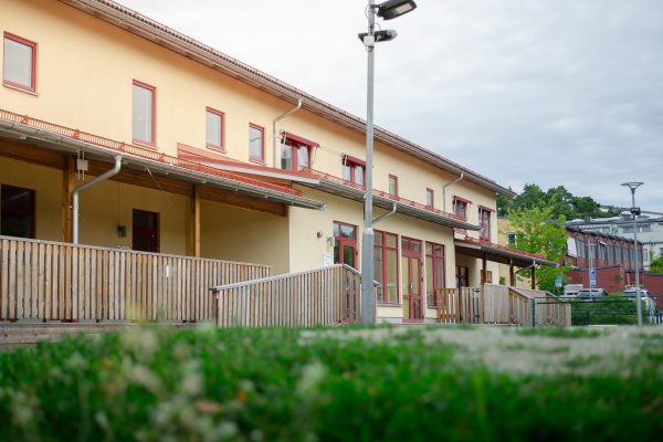 Framsidan av förskolan.