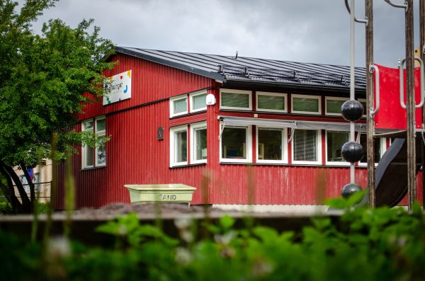 Fasaden på färskolan.